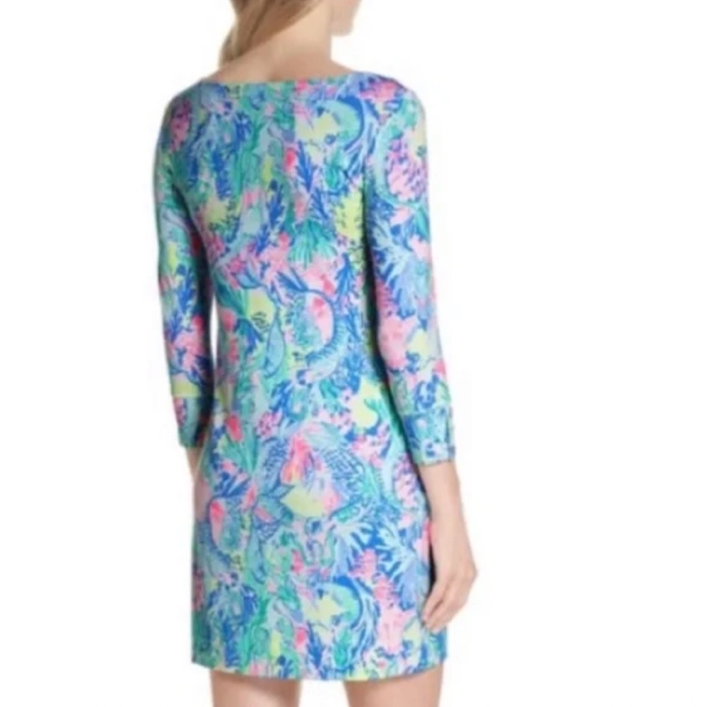 NWT Lilly Pulitzer UPF 50+ Sophie Mermaid Cove Dress - Picture 3 of 10